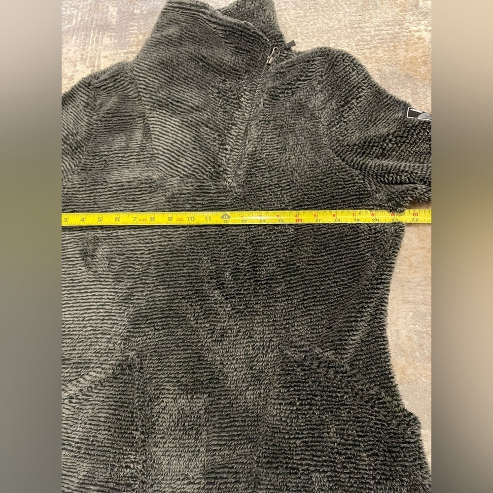 Heim Made Sherpa Fleece Pullover Super Soft & Cozy Lounge Gray Size Medium - Picture 10 of 11